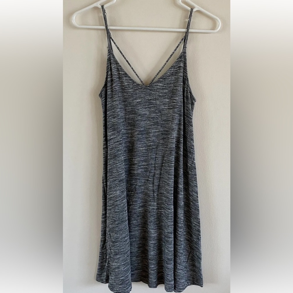 Hollister jersey gray tank dress XS NWOT